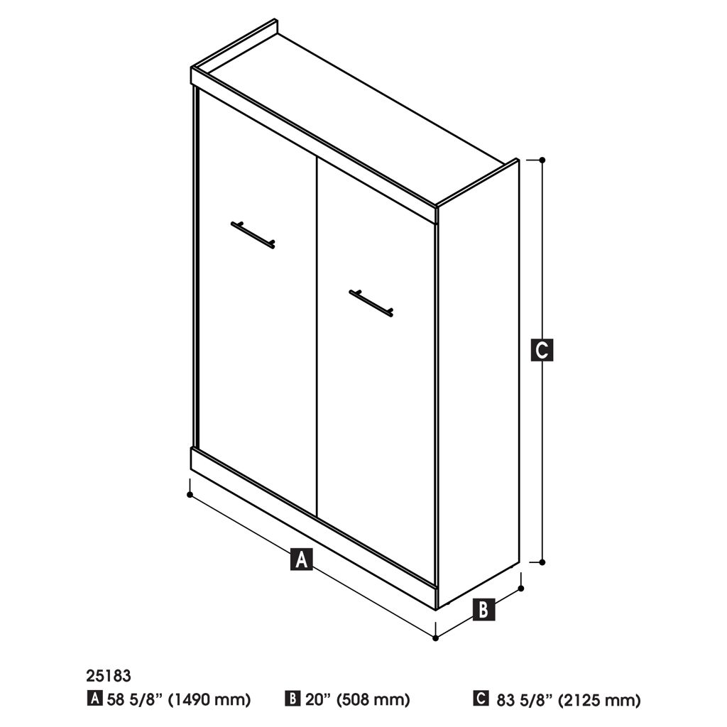 Nebula Murphy Bed (Double)