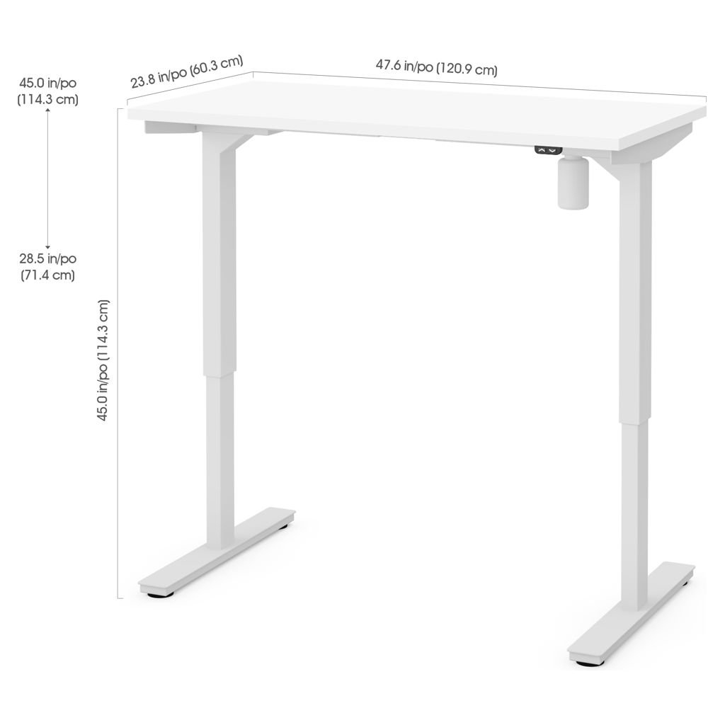 Bureau assis-debout 24 x 48 po