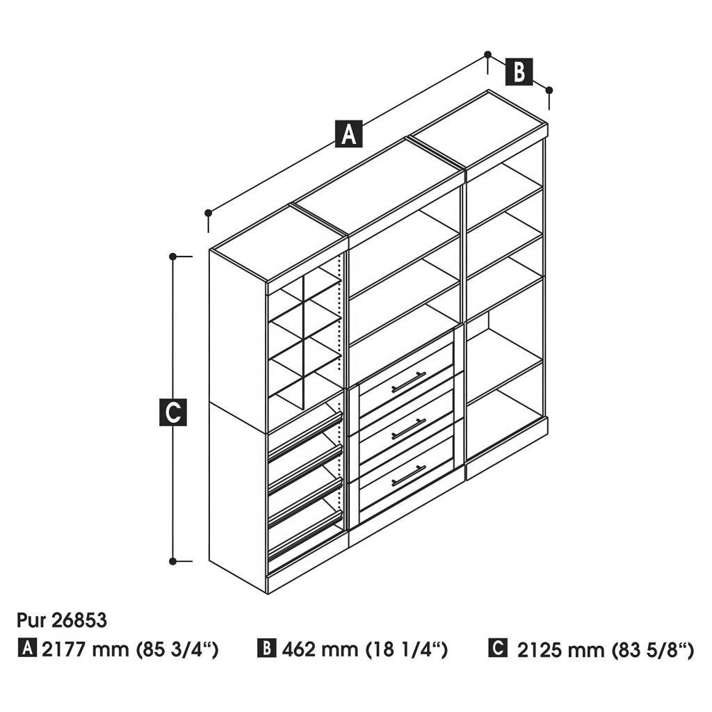 Organisation de garde-robe - Pur