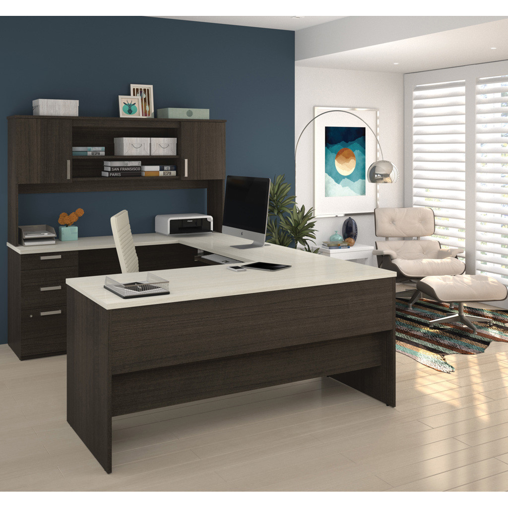 U-shaped executive desk