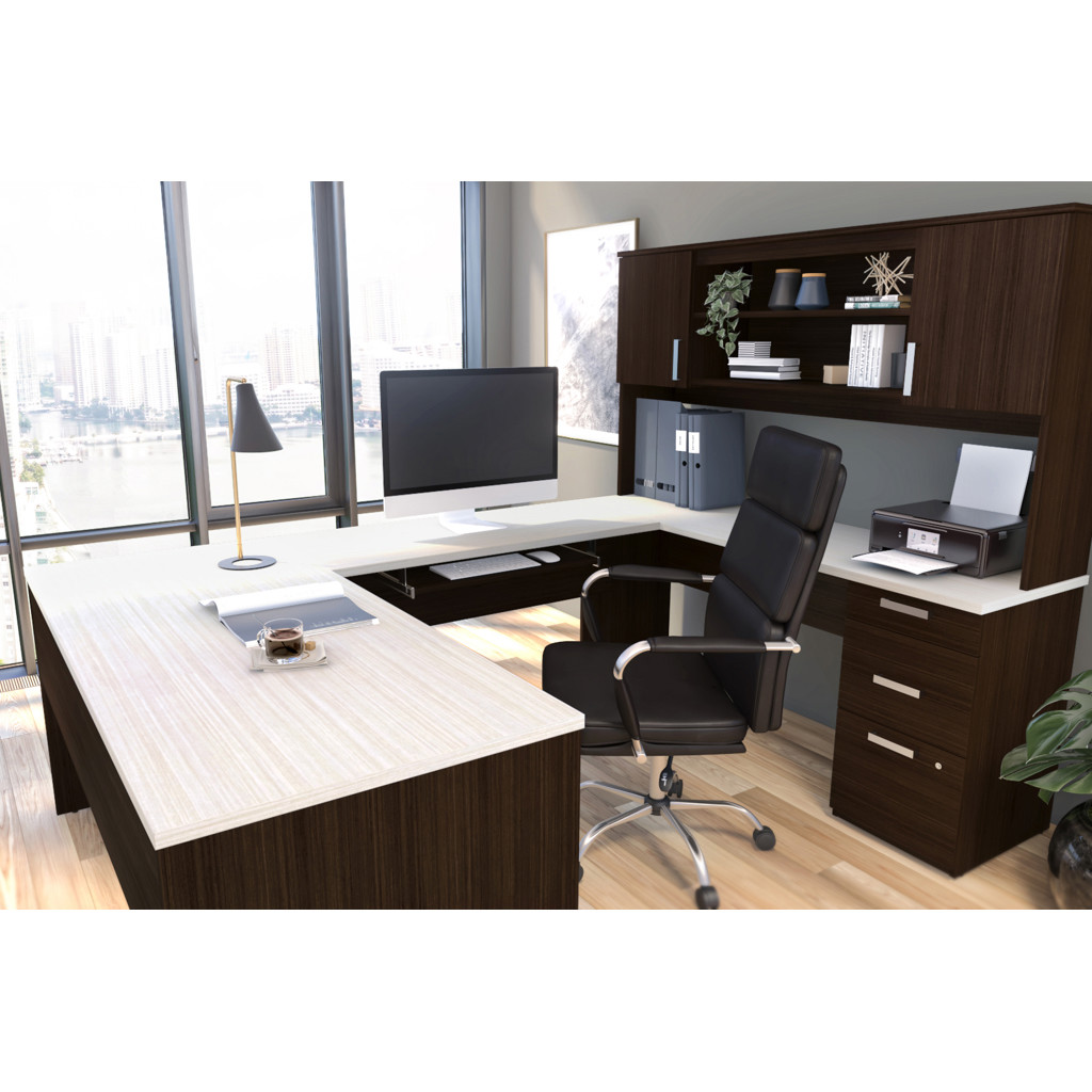 U-shaped executive desk