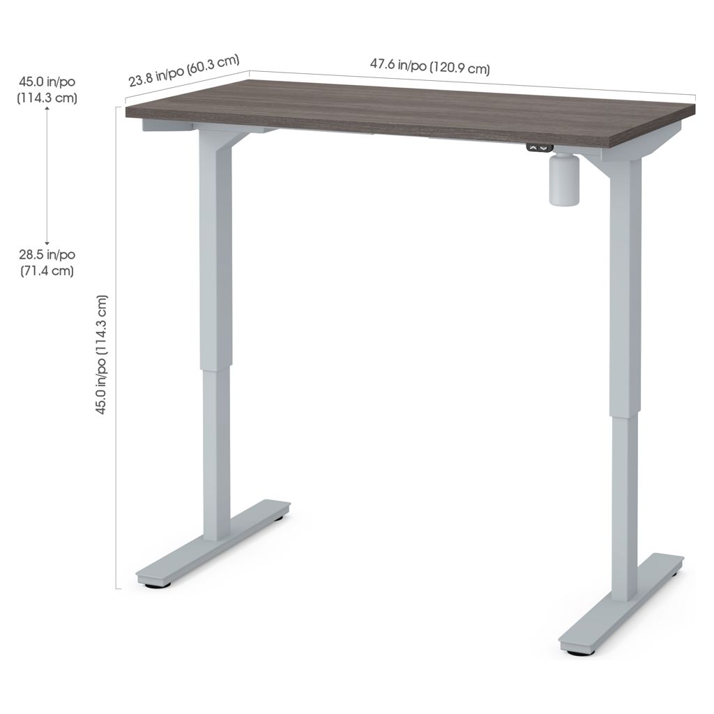 Bureau assis-debout 24 x 48 po