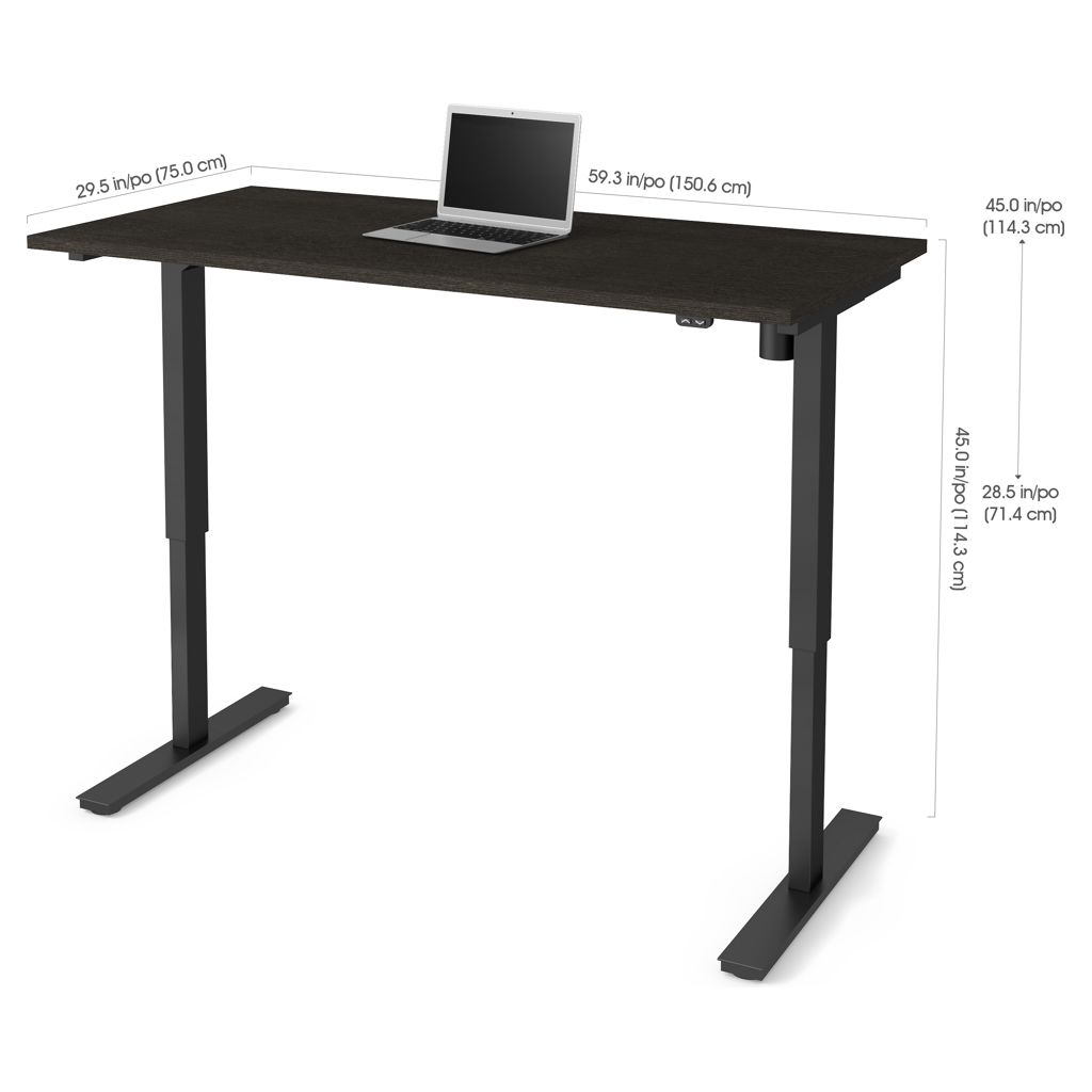 Bureau assis-debout 30 x 60 po