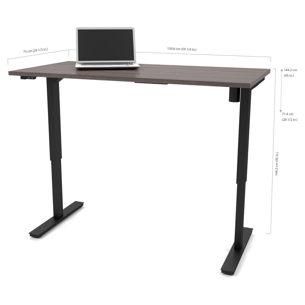 Bureau assis-debout 30 x 60 po