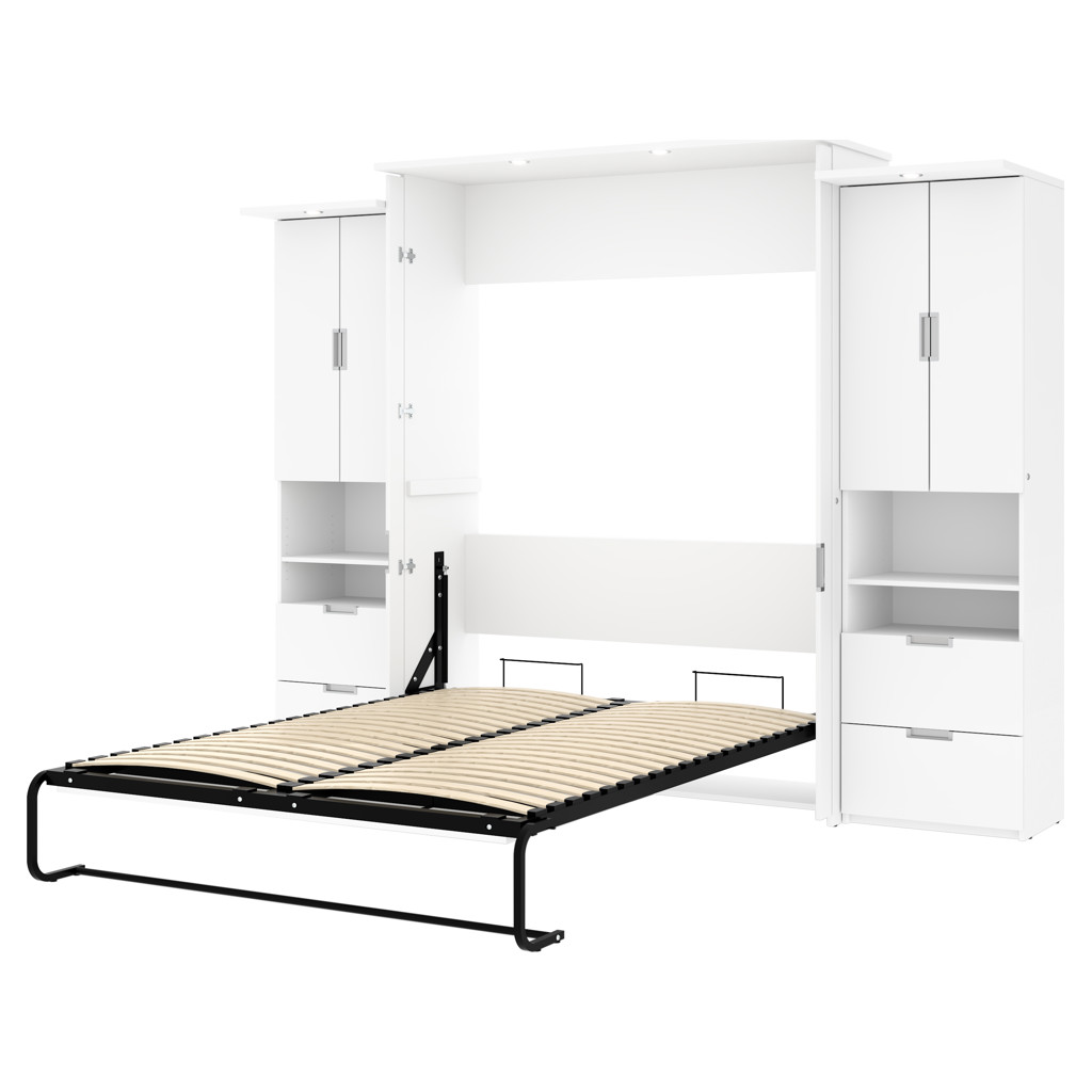 Lumina Murphy (Queen) Bed with 2 Storage Units