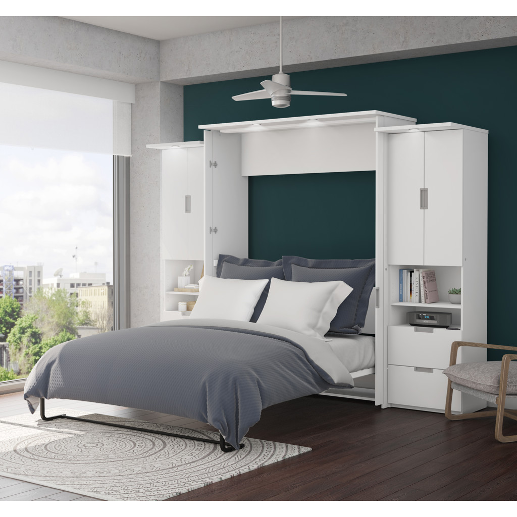 Lumina Murphy (Queen) Bed with 2 Storage Units