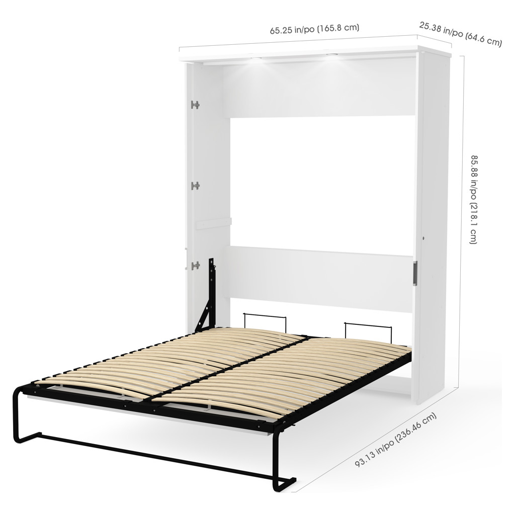 Lumina Murphy (Queen) Bed with 2 Storage Units