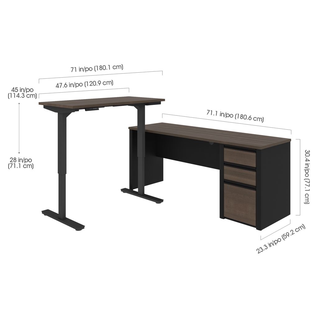 Ensemble de bureaux sectionnels