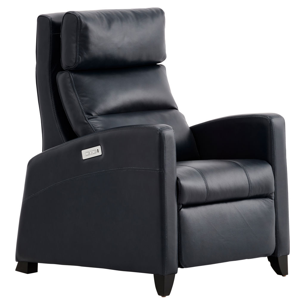 Fauteuil inclinable motorisé en cuir