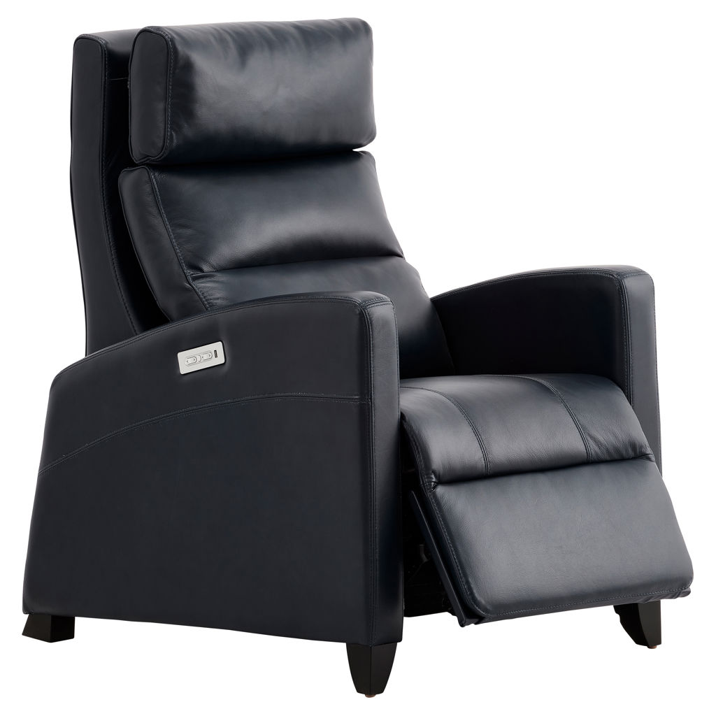 Fauteuil inclinable motorisé en cuir