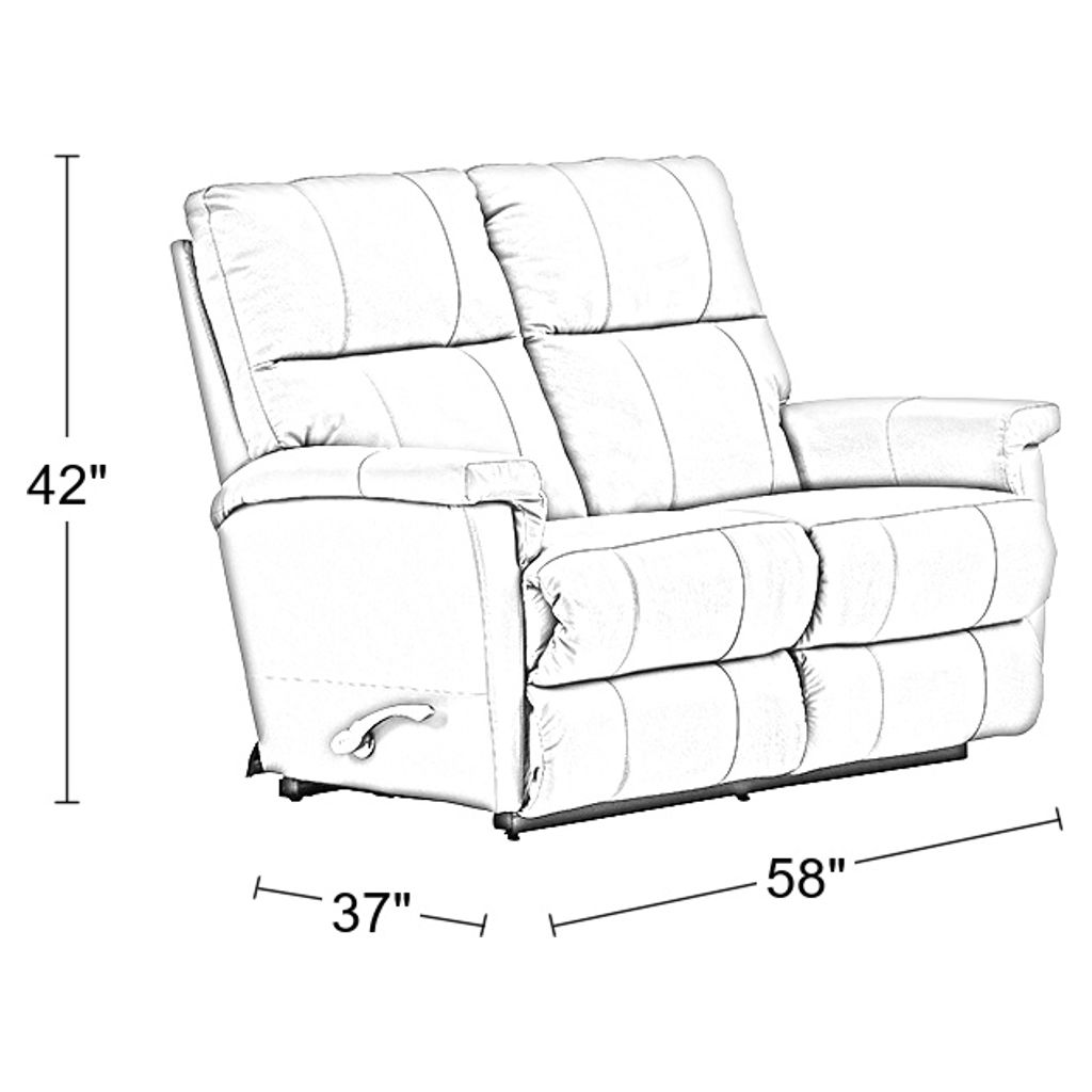 Ethan Collection Reclining Loveseat in Leather and Faux Leather