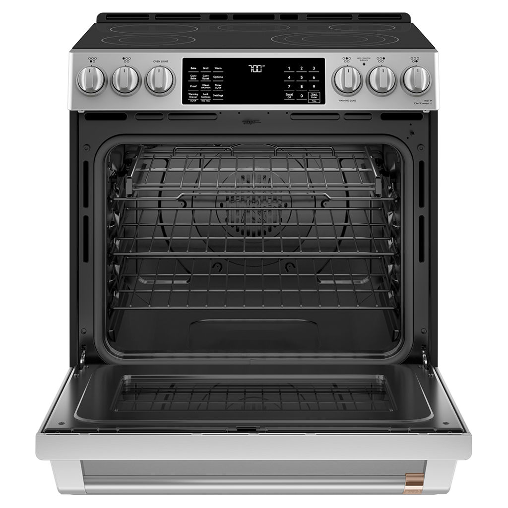 Cuisinière encastrable 30 po avec four à convection avec nettoyage à vapeur