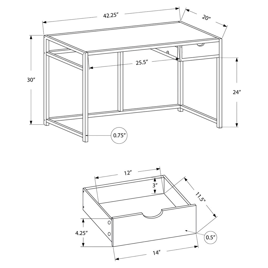 Bureau de travail