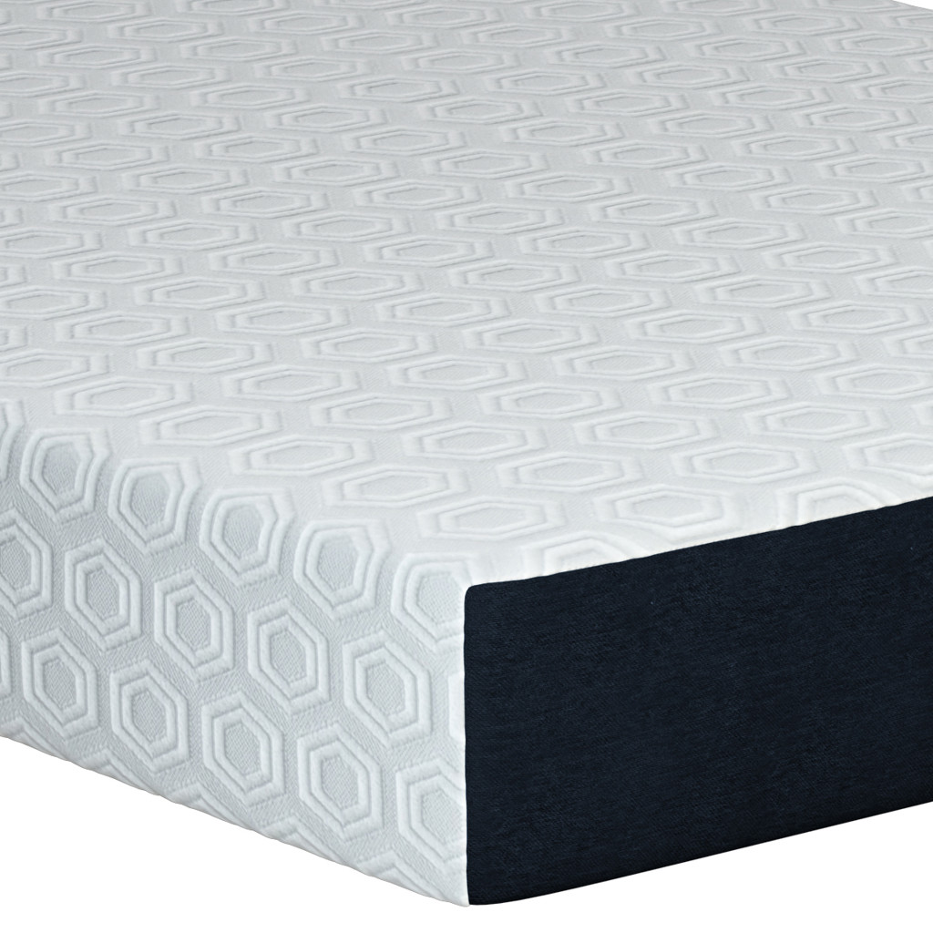 King size bed mattress in gel foam with springs