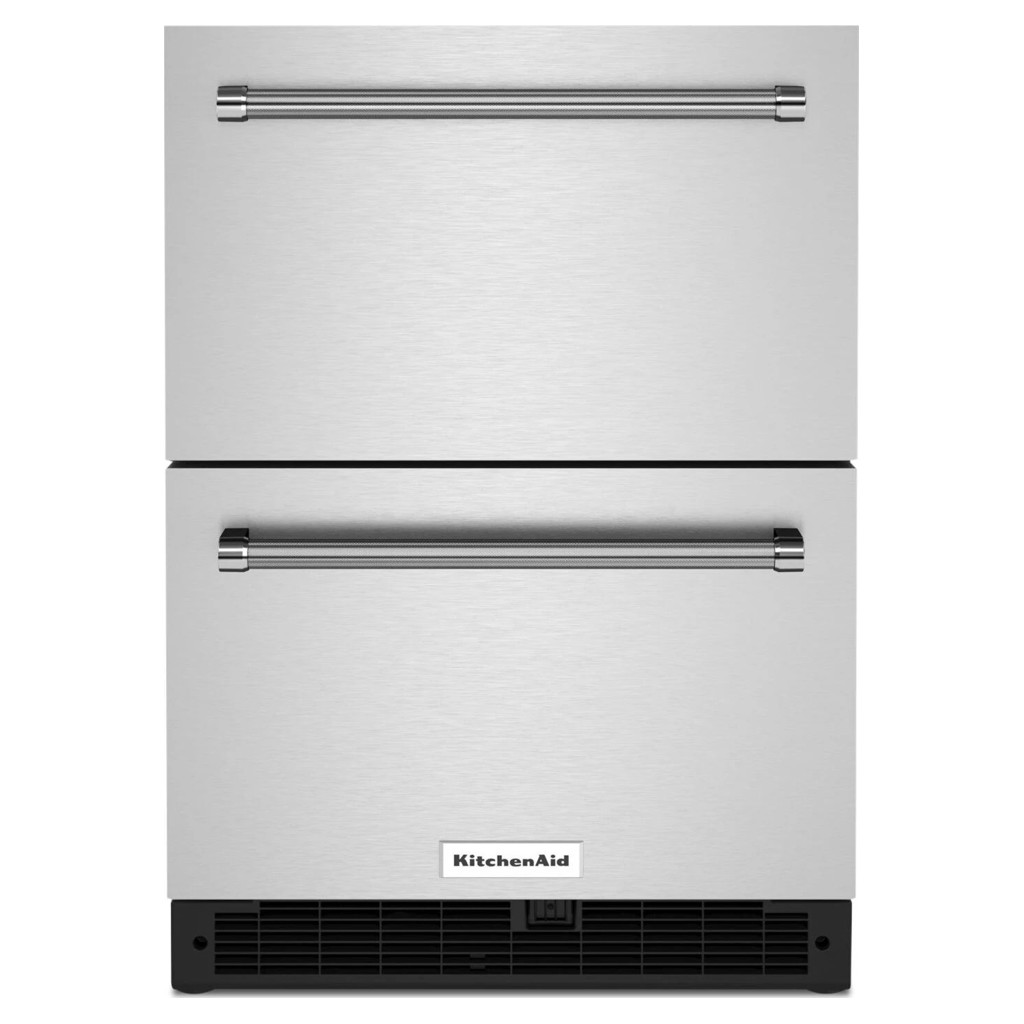 Réfrigérateur à deux tiroirs 24 po encastré