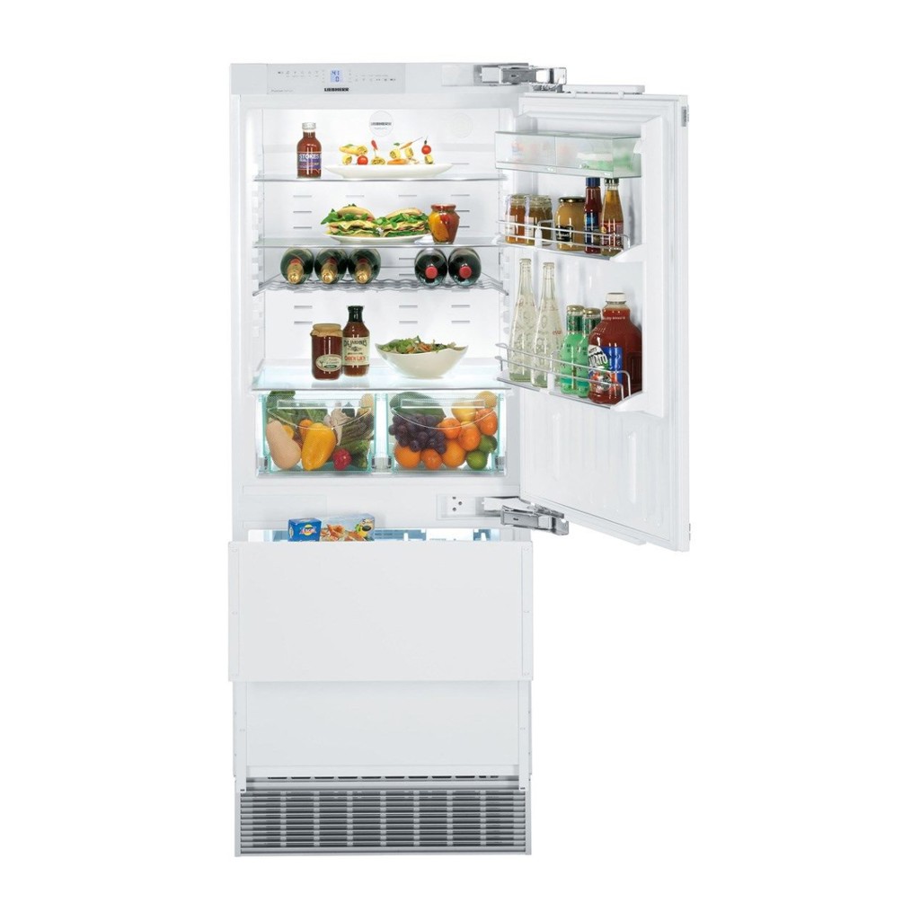14.1 cu. ft. fully integrated  panel ready refrigerator with two freezer drawers