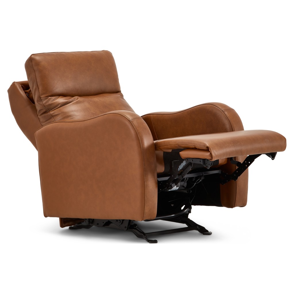 Laurence Leather and Faux Leather Rocker Recliner