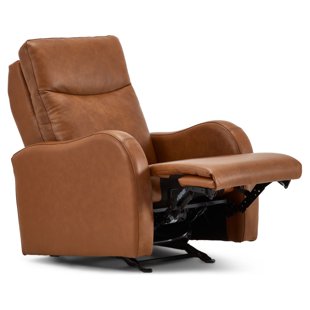 Laurence Leather and Faux Leather Rocker Recliner