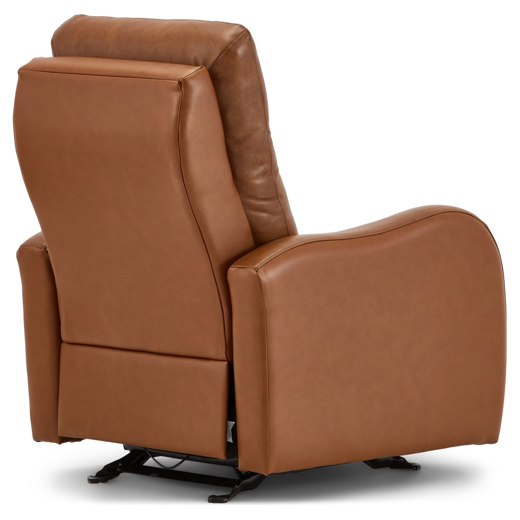 Laurence Leather and Faux Leather Rocker Recliner