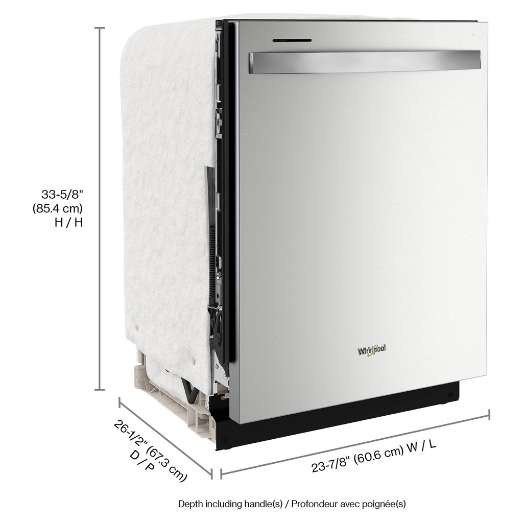 Large Capacity Dishwasher with 3rd Rack