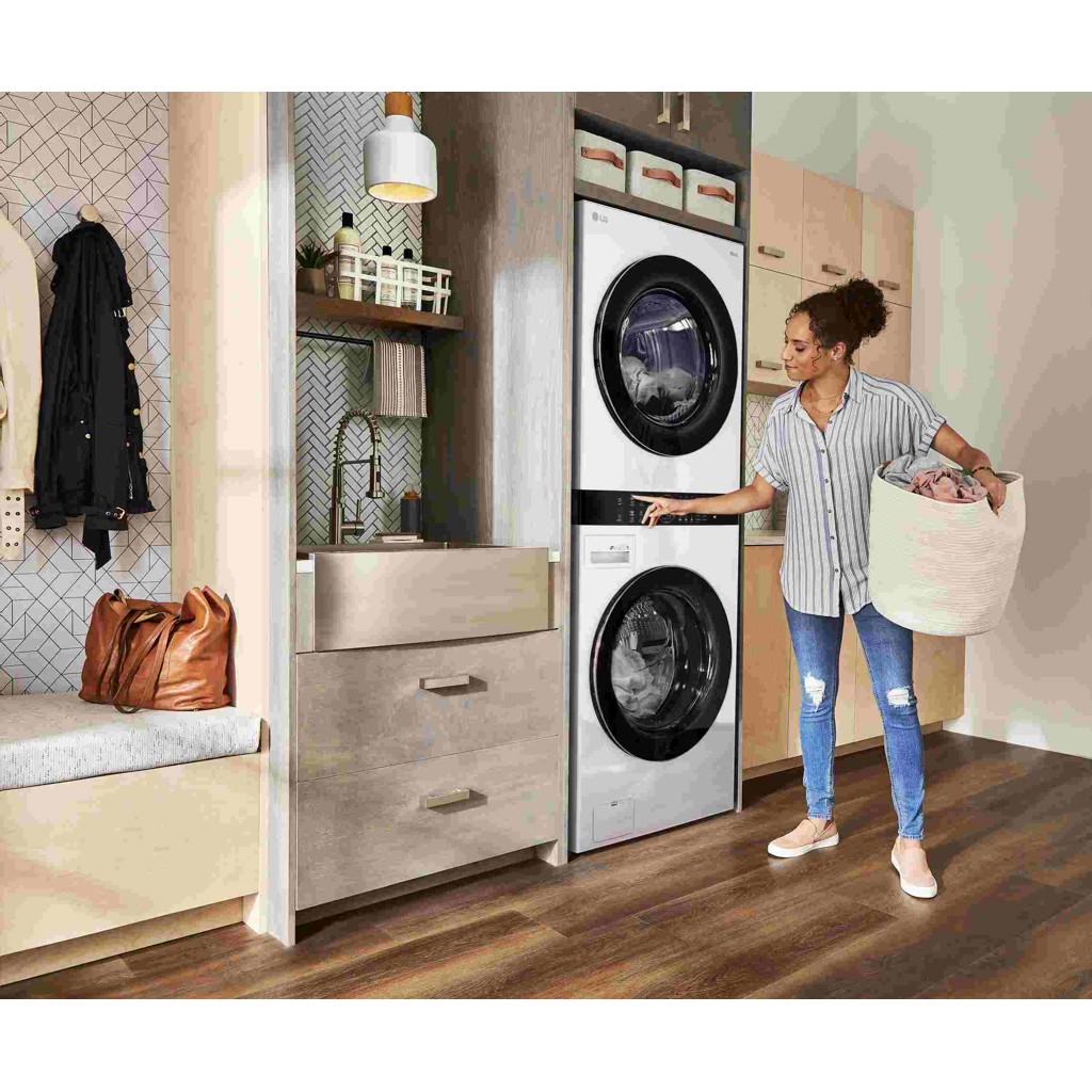 Wash Tower 5.2 Cu.Ft. Electric Washer & 7.4 Cu.Ft. Dryer Laundry Centre