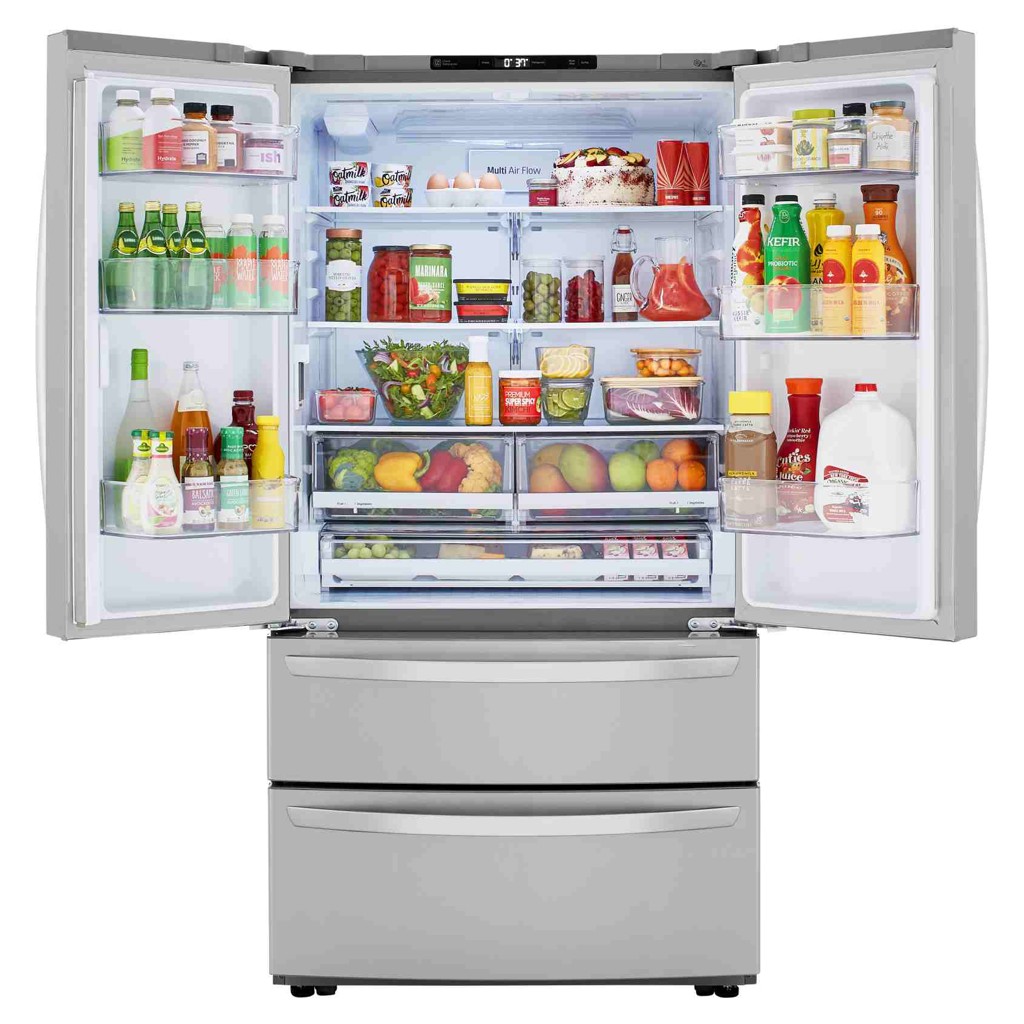 23 cu. ft. French Door Counter Depth Refrigerator with 2 Freezer Drawers