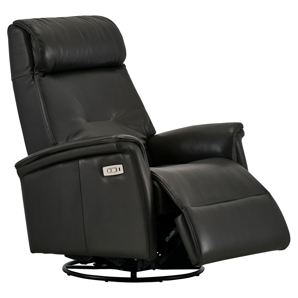 20 Collection Leather Swivel Rocker Recliner