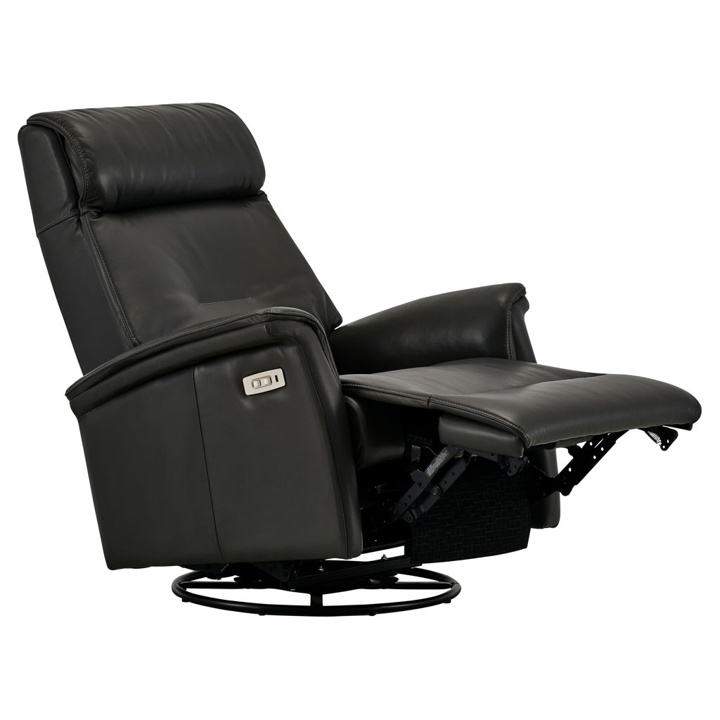 20 Collection Leather Swivel Rocker Recliner