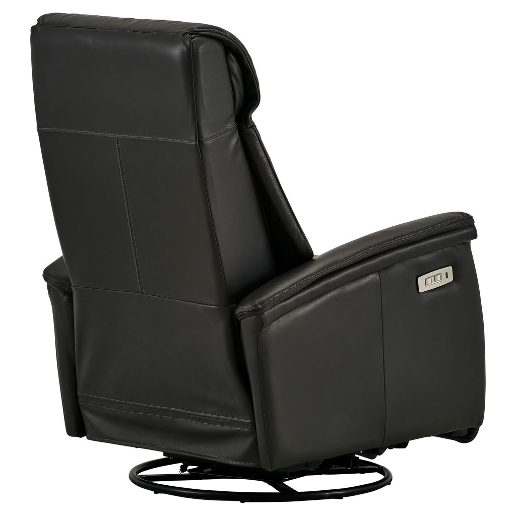 20 Collection Leather Swivel Rocker Recliner