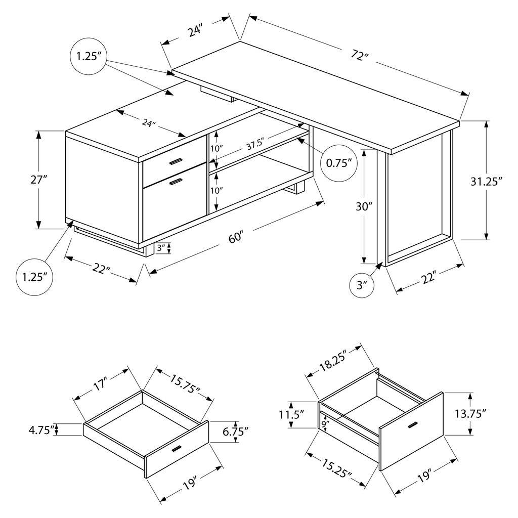 Bureau de travail