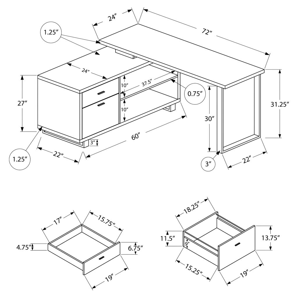 Bureau de travail