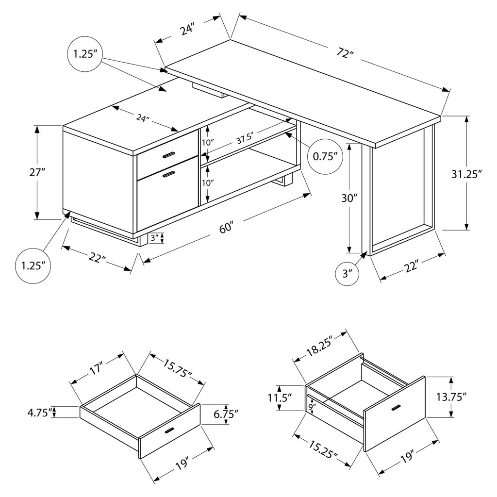 Bureau de travail