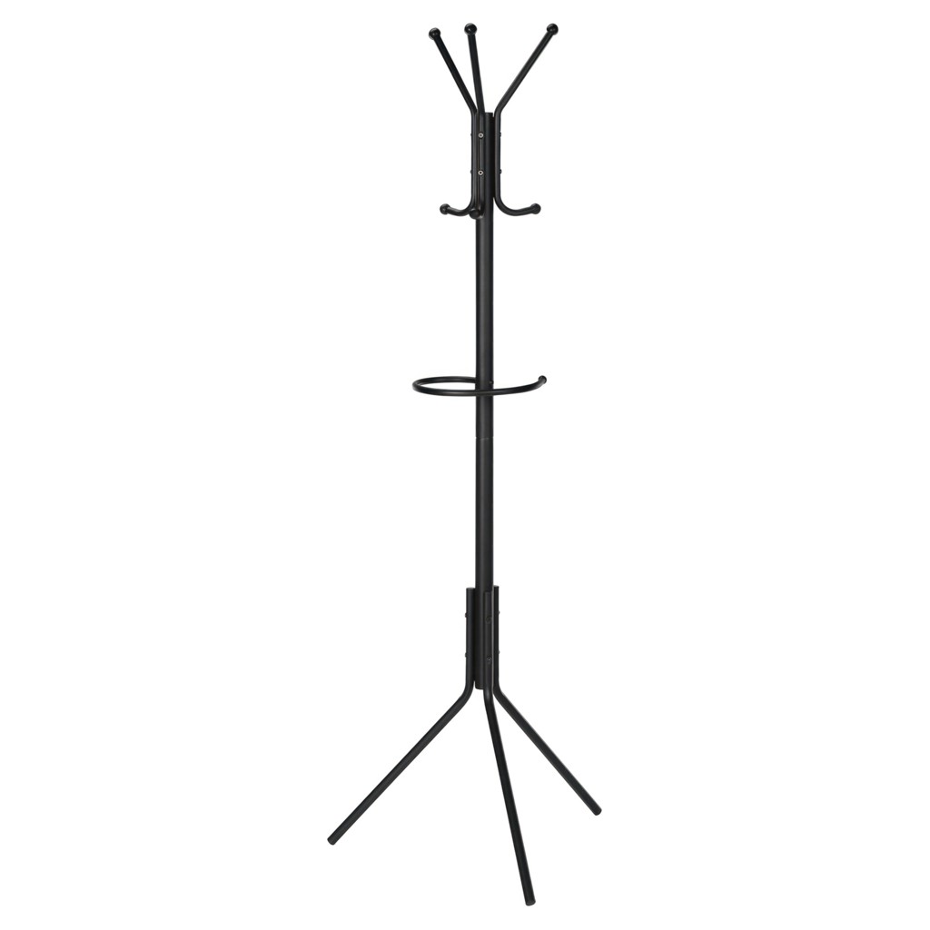 Monarch Specialties Black Metal Coat Rack