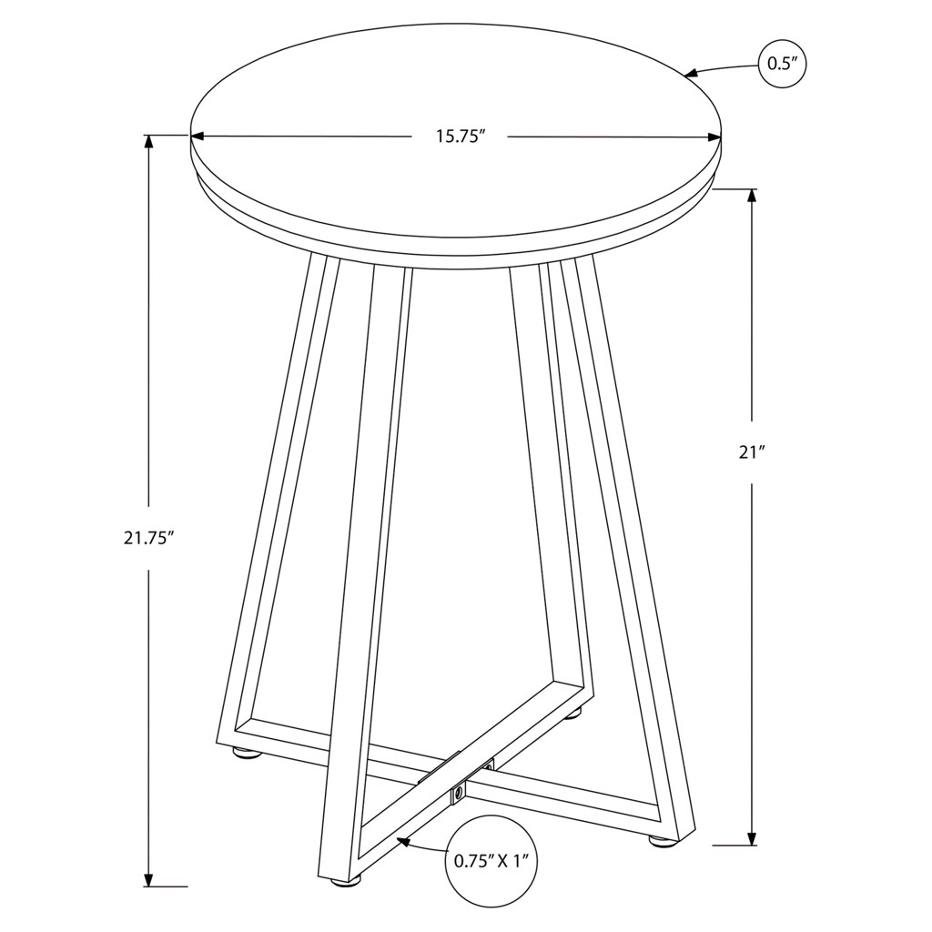 Table de bout