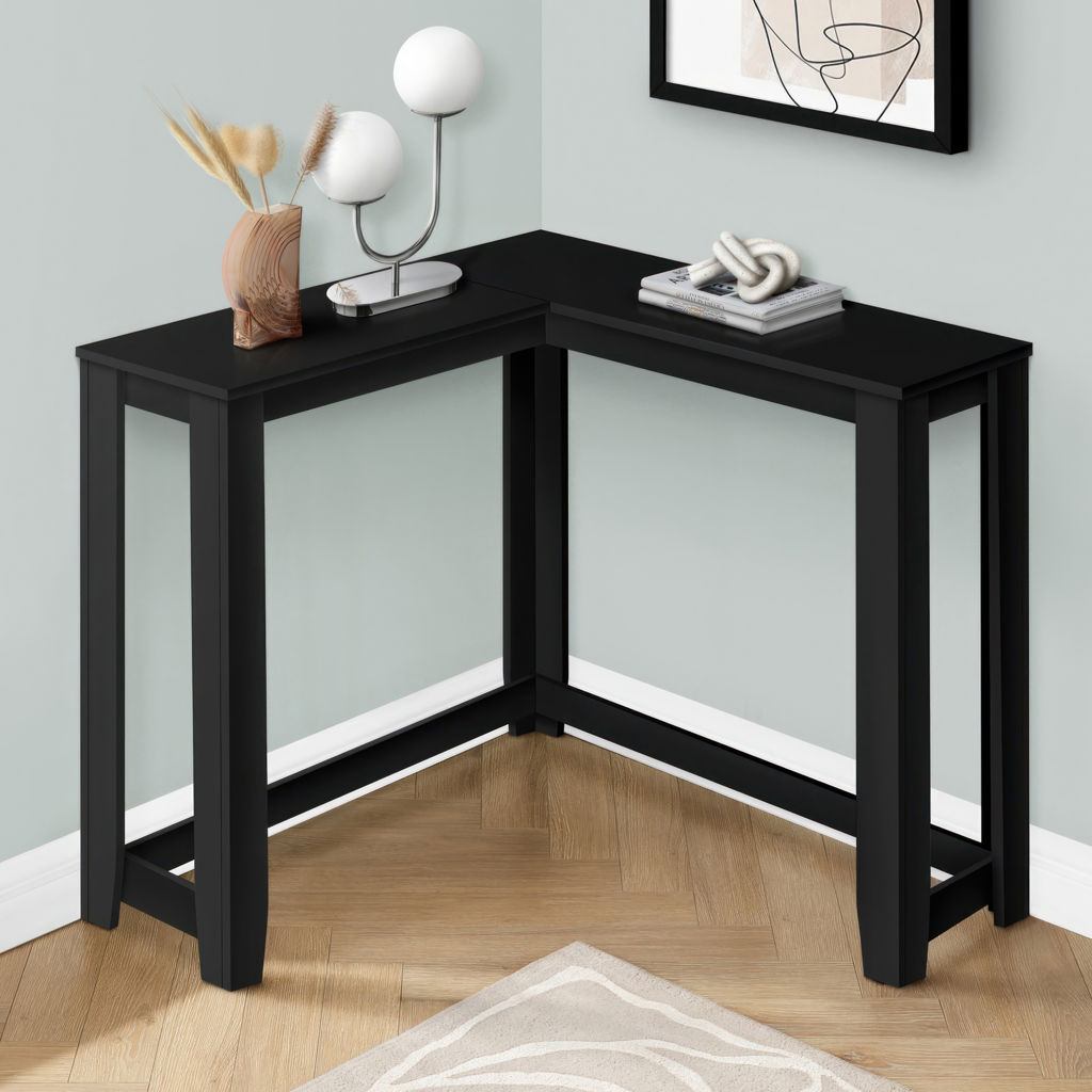 Table console en coin