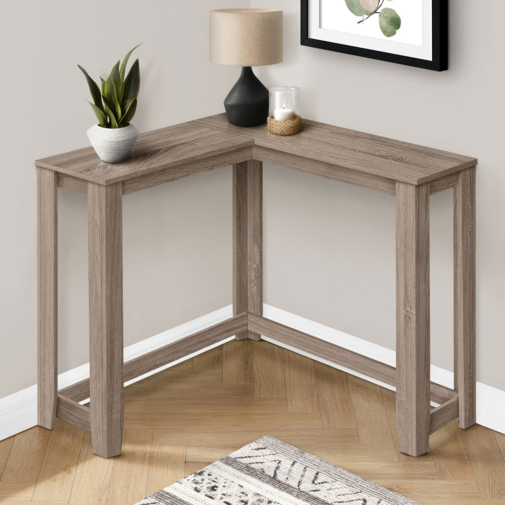 Table console en coin