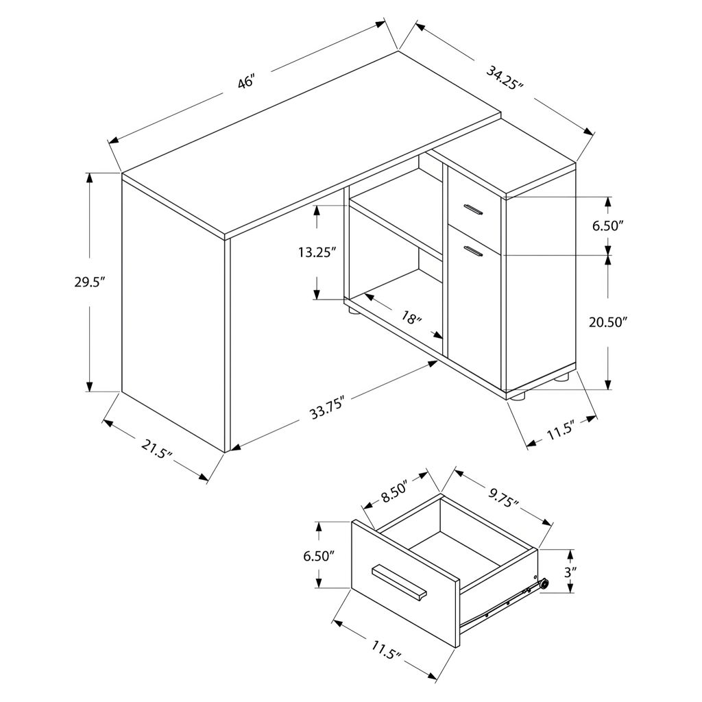 Bureau de travail