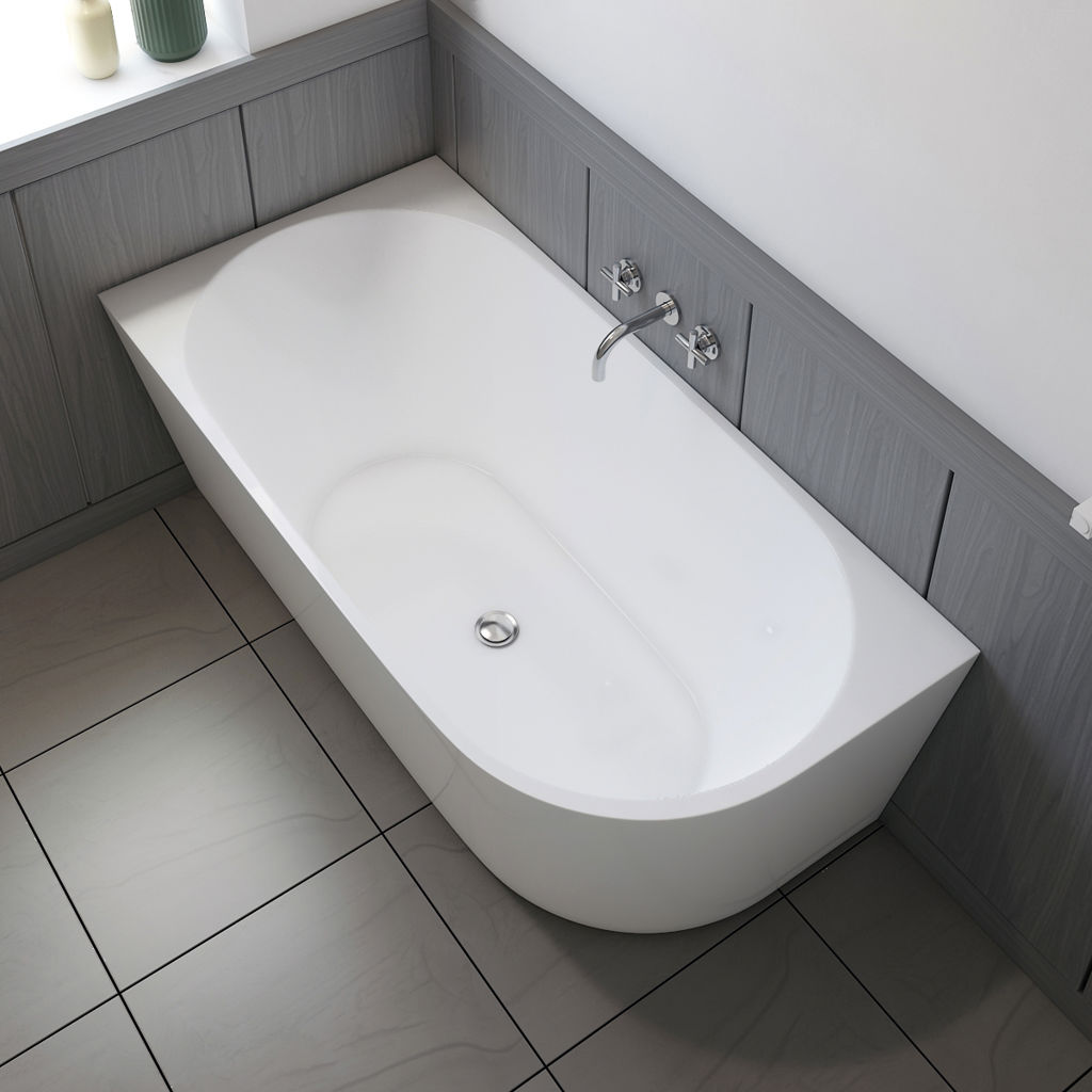 Farnham-L Classic Corner Freestanding Tub 59