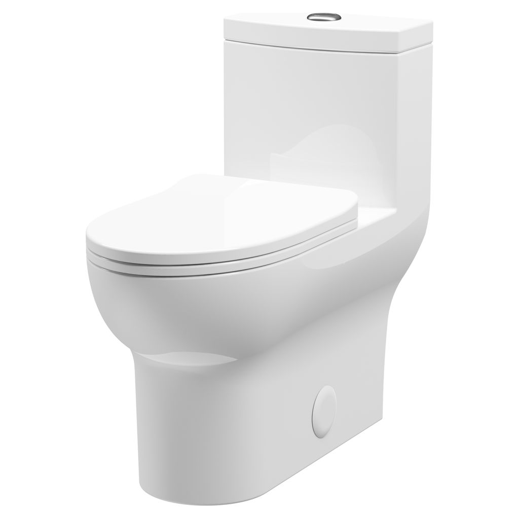 Laura Elongated Ceramic Toilet