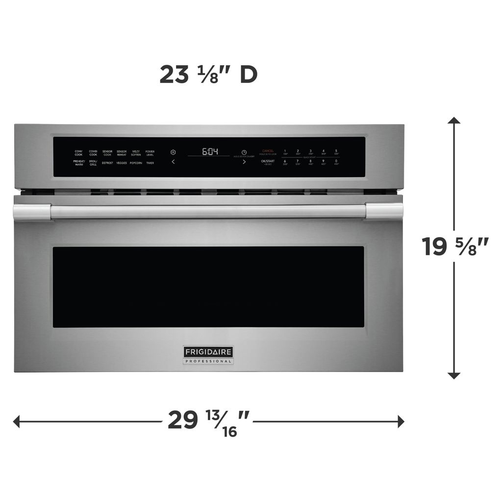 30'' Built-In Convection Microwave Oven with Drop-Down Door