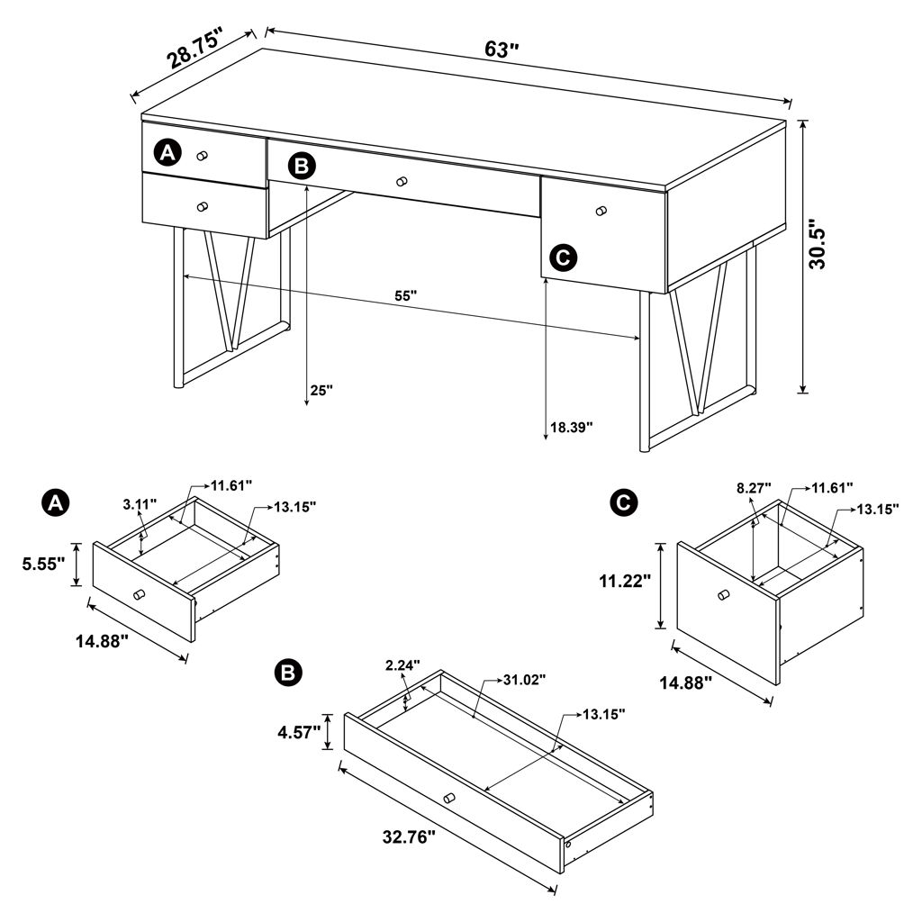 Bureau d'ordinateur