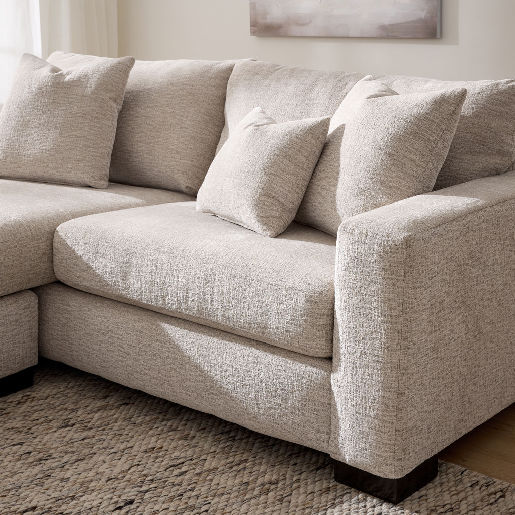 Reversible Sofa Sectional in Fabric