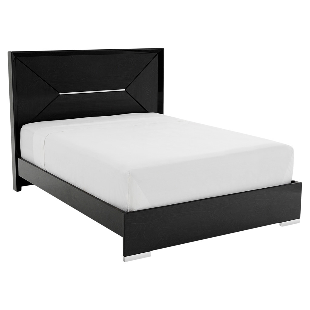 Dark Grey Complete Bed (Queen)