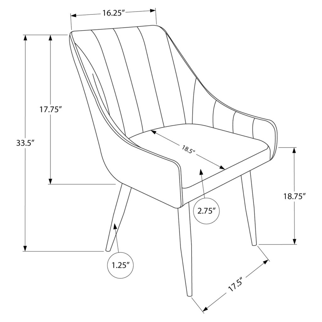 Ensemble de 2 chaises de salle à manger