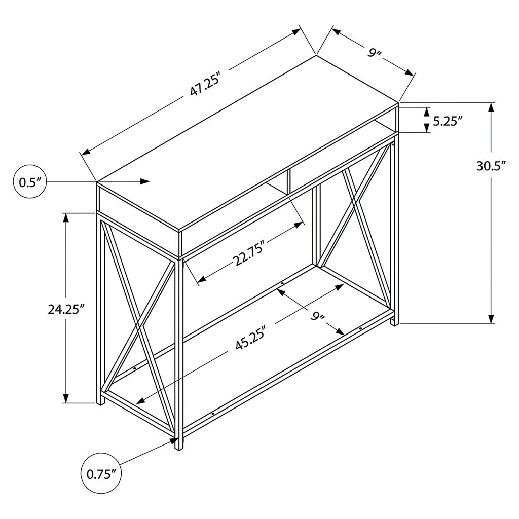 Table console