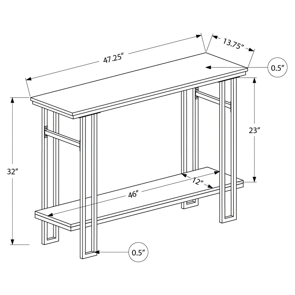 Table console