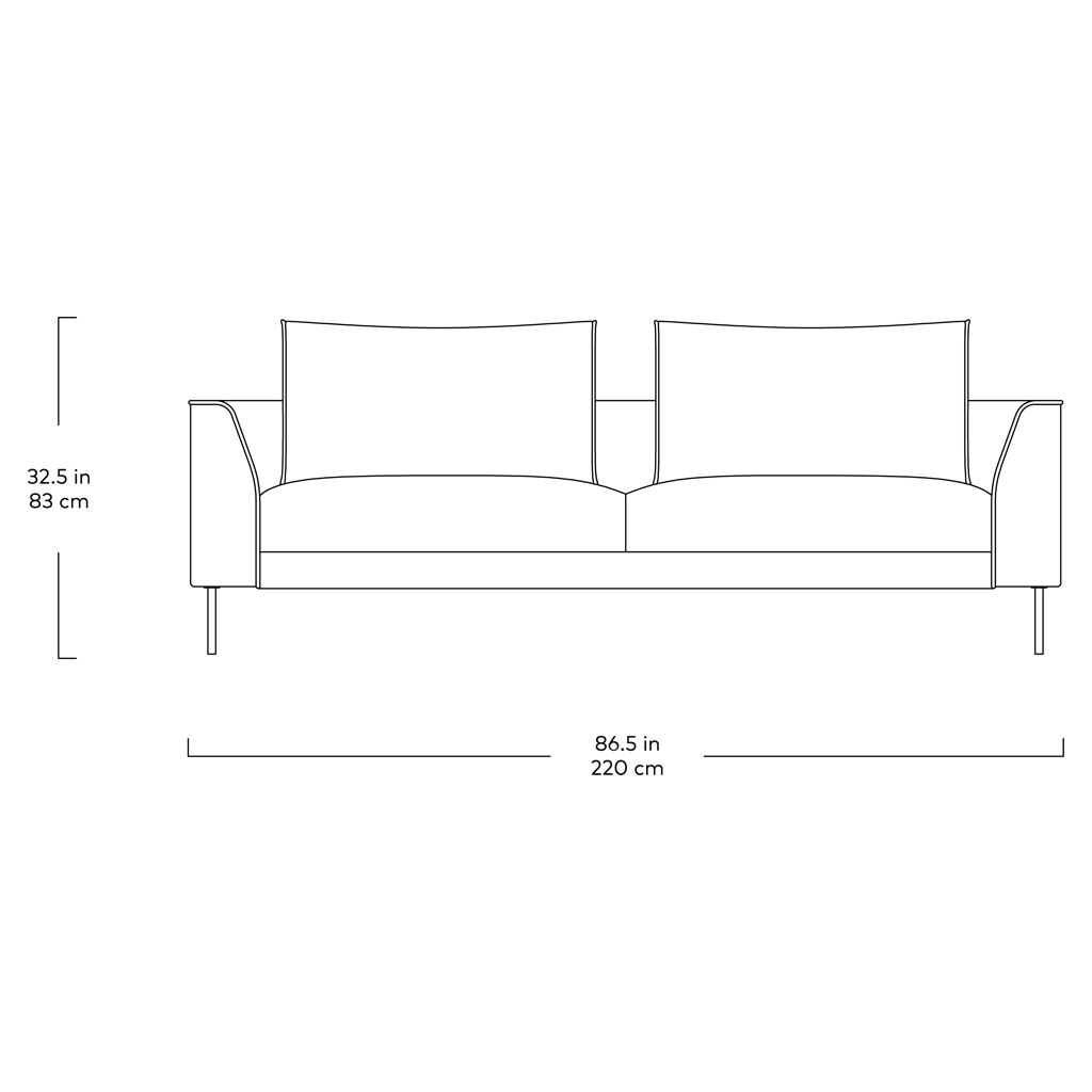 Sofa en tissu - Renfrew