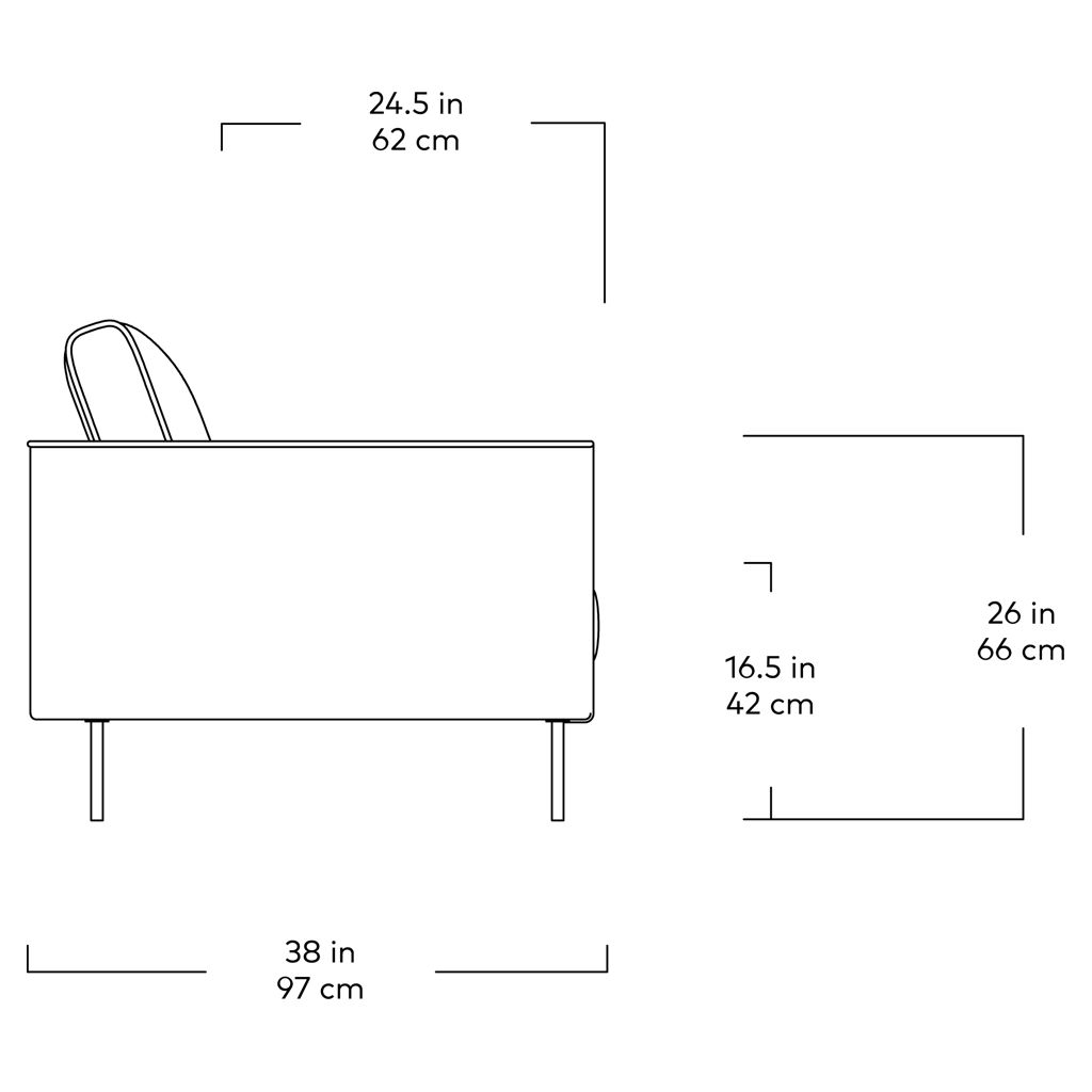 Sofa en tissu - Renfrew