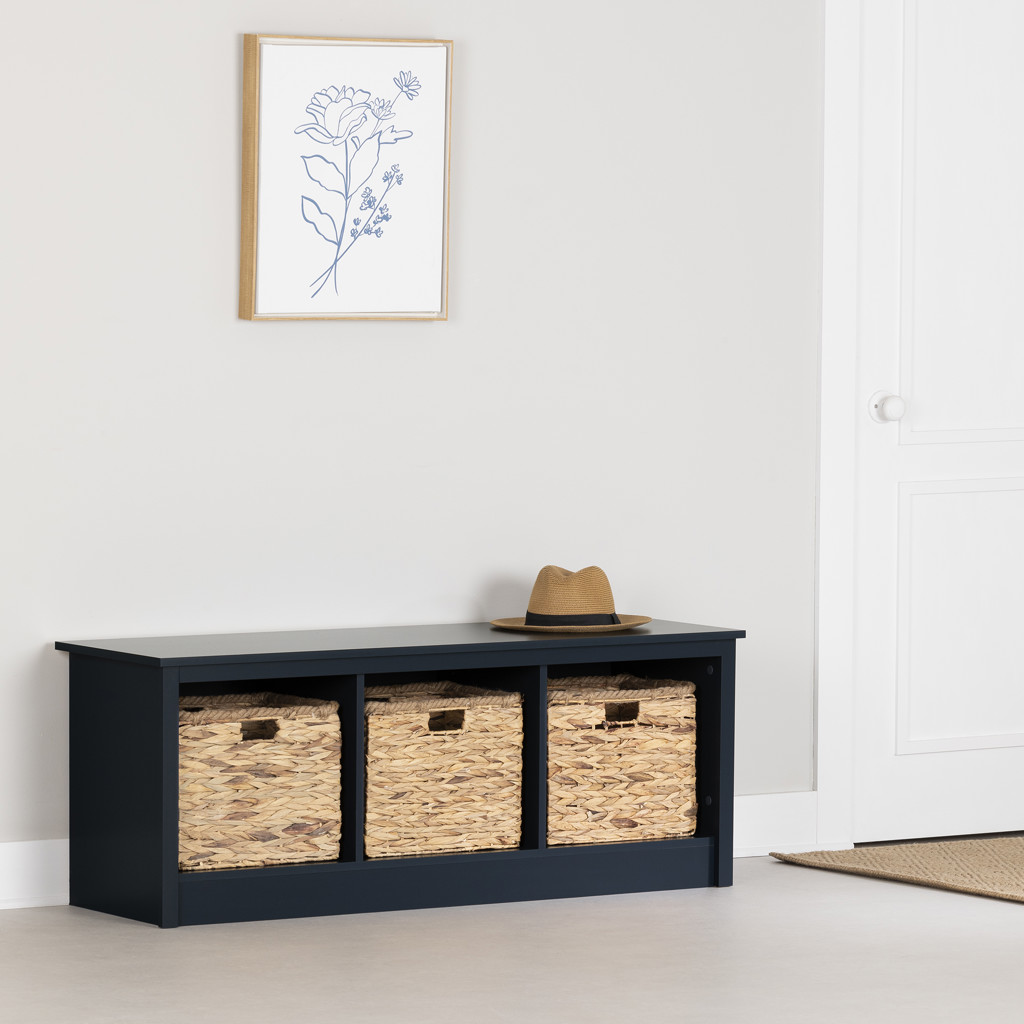 Mudroom bench with storage