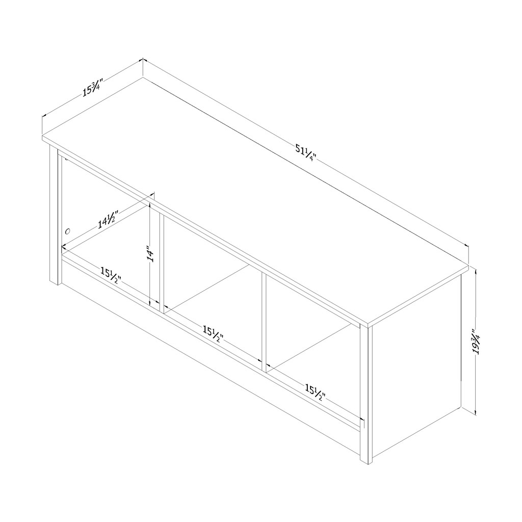 Mudroom bench with storage